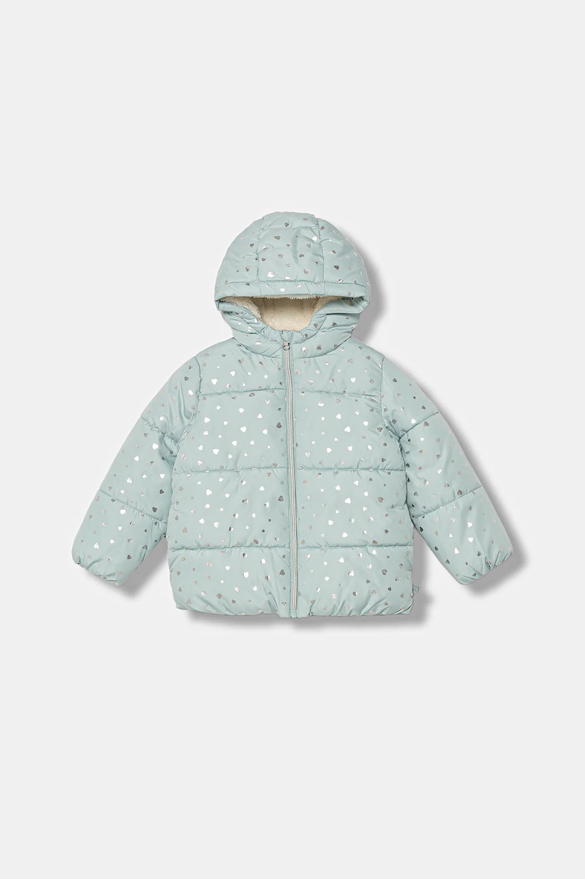 United Colors of Benetton geacă copii culoarea turcoaz, 2NNQGN048