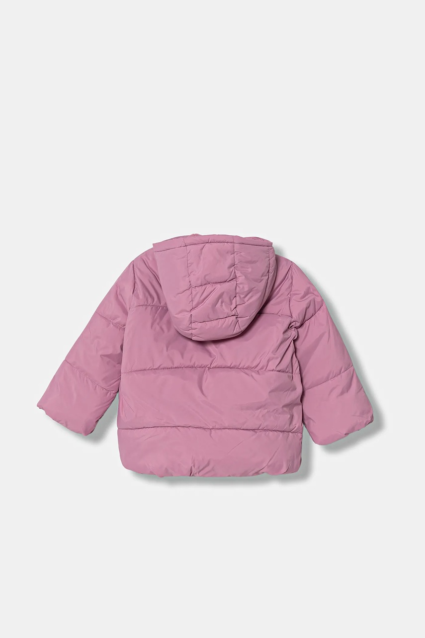 Детская куртка United Colors of Benetton цвет розовый 2SJ1GN03I