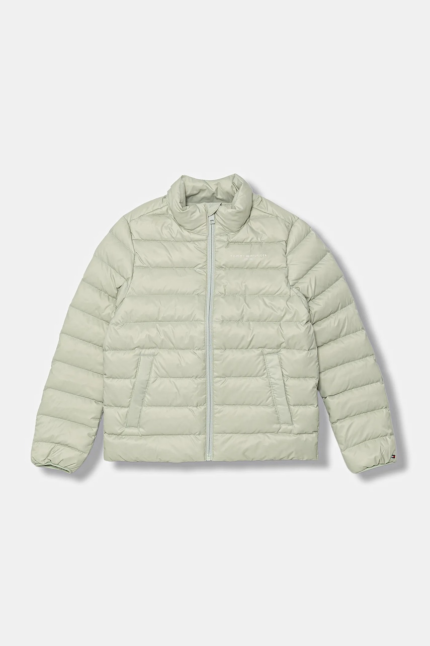 Детская куртка Tommy Hilfiger цвет бирюзовый KS0KS00652 Детская куртка Tommy Hilfiger цвет бирюзовый KS0KS00652