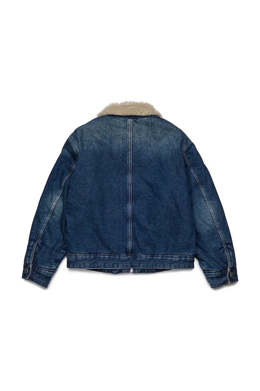 Detská bavlnená bunda Diesel JOMOX-FUR JACKET