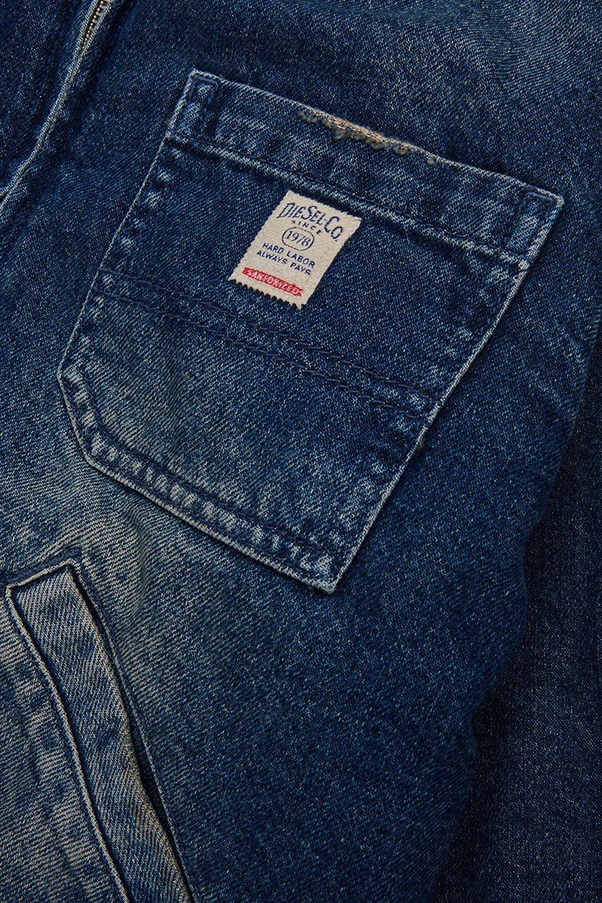 Detská bavlnená bunda Diesel JOMOX-FUR JACKET