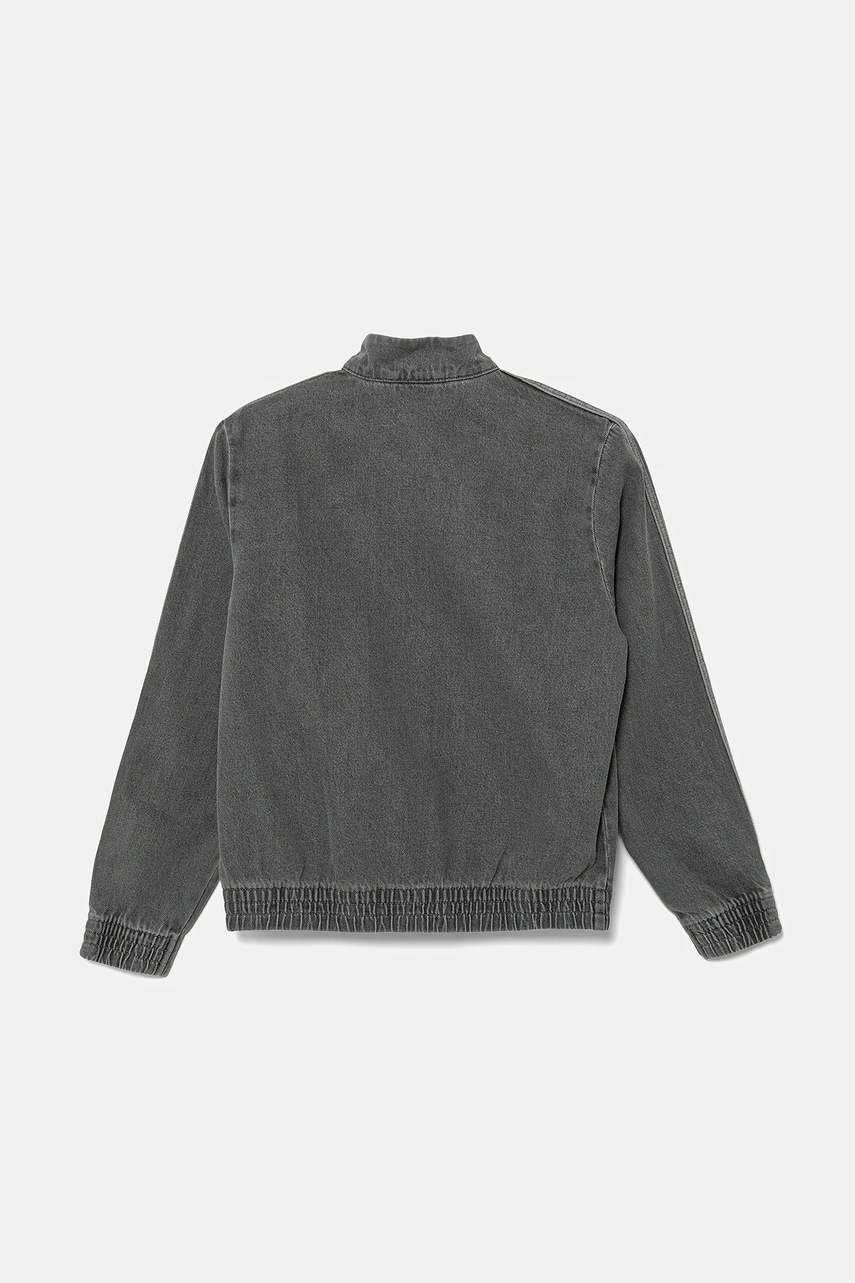 Детская джинсовая куртка adidas Originals цвет серый JV7801