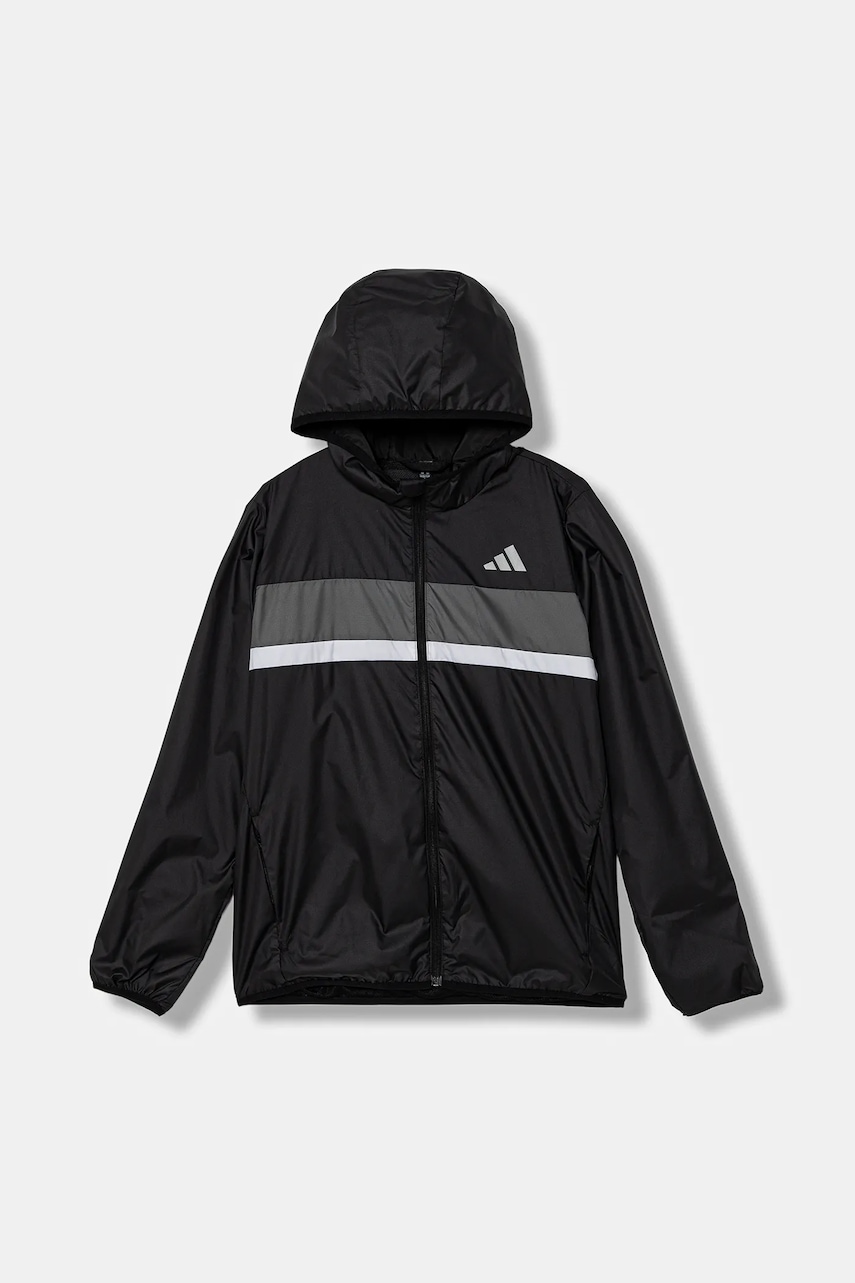 adidas geacă copii culoarea negru, JL7397