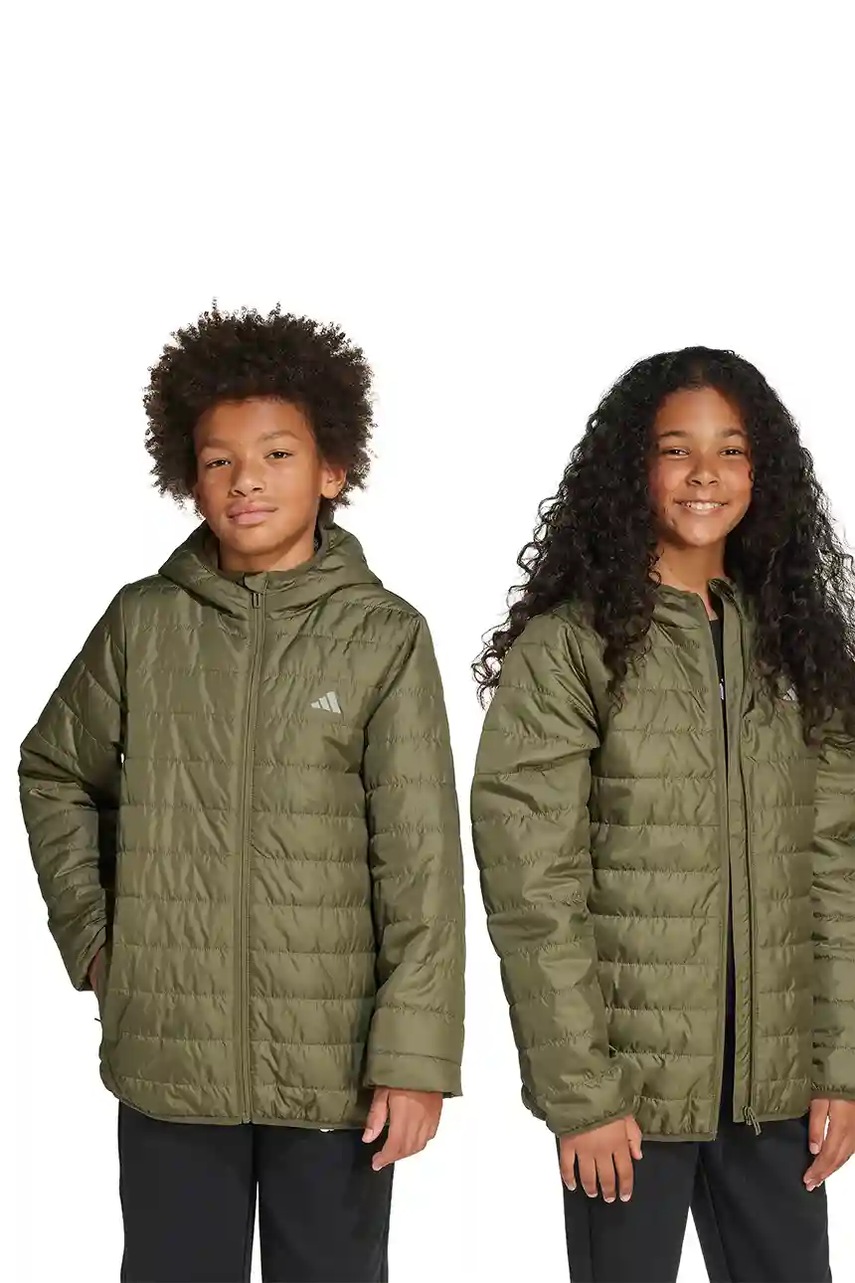 adidas geacă copii culoarea verde, JW2428