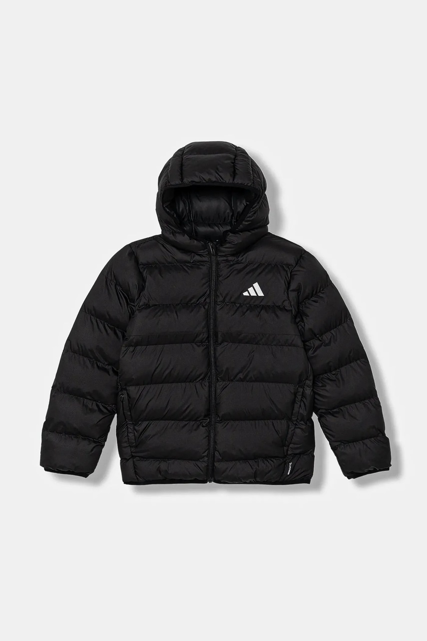 Детская куртка adidas цвет чёрный JL7430
