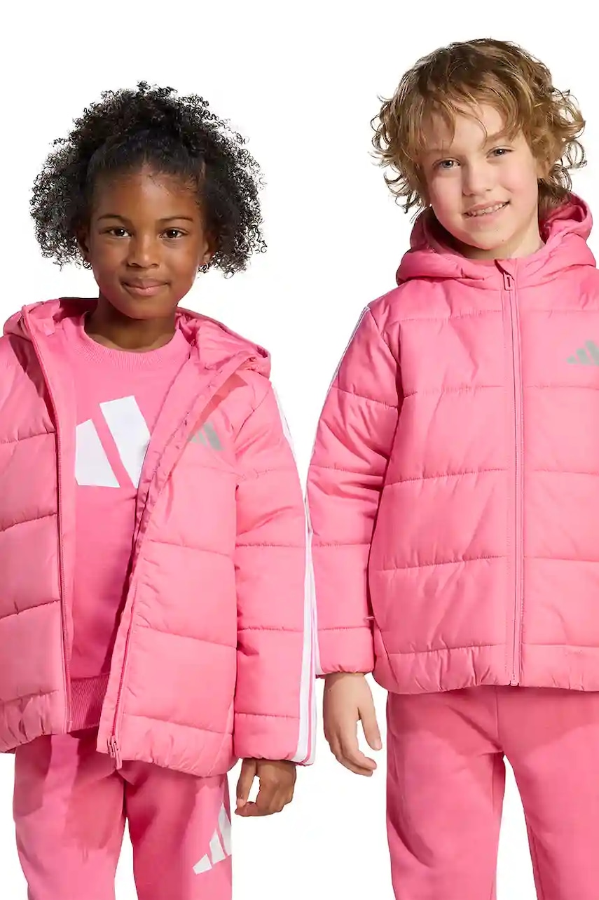 adidas geacă copii culoarea roz, JL9049