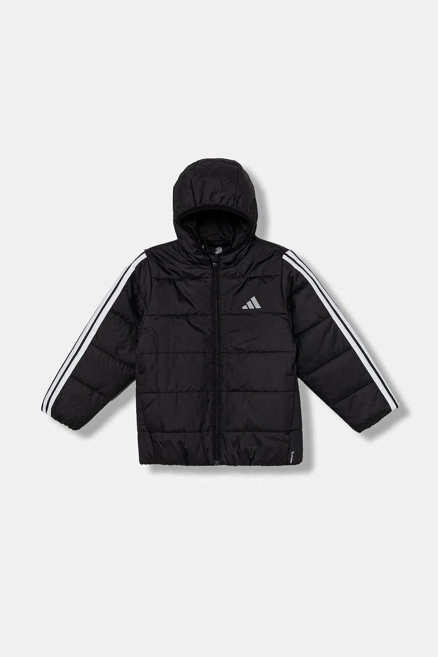 Levně Dětská bunda adidas černá barva, JW2443