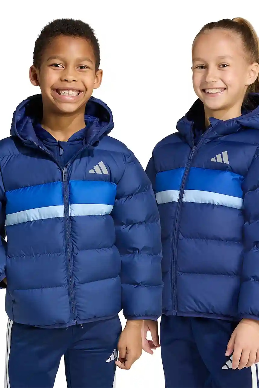 adidas geacă copii culoarea bleumarin, JW2453