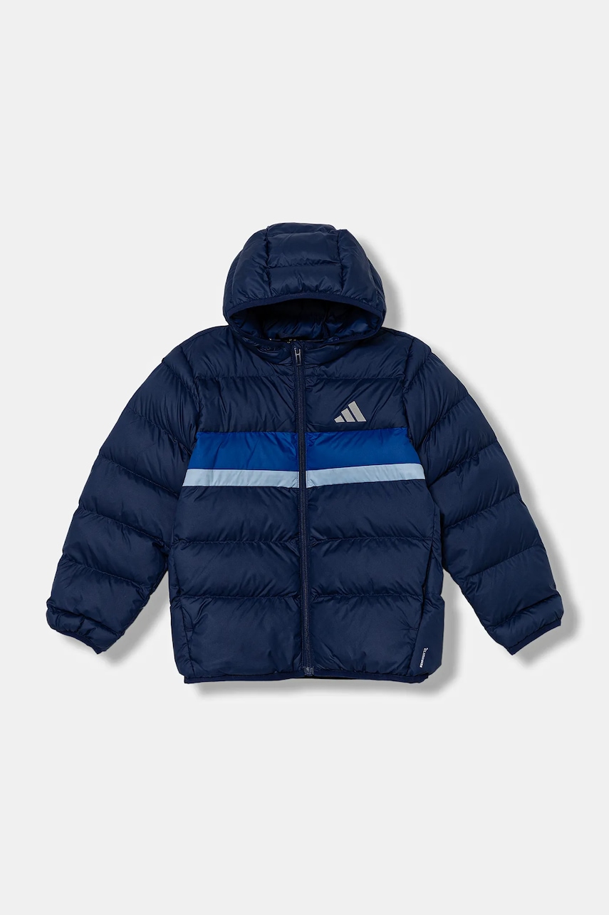 adidas geacă copii culoarea bleumarin, JW2453