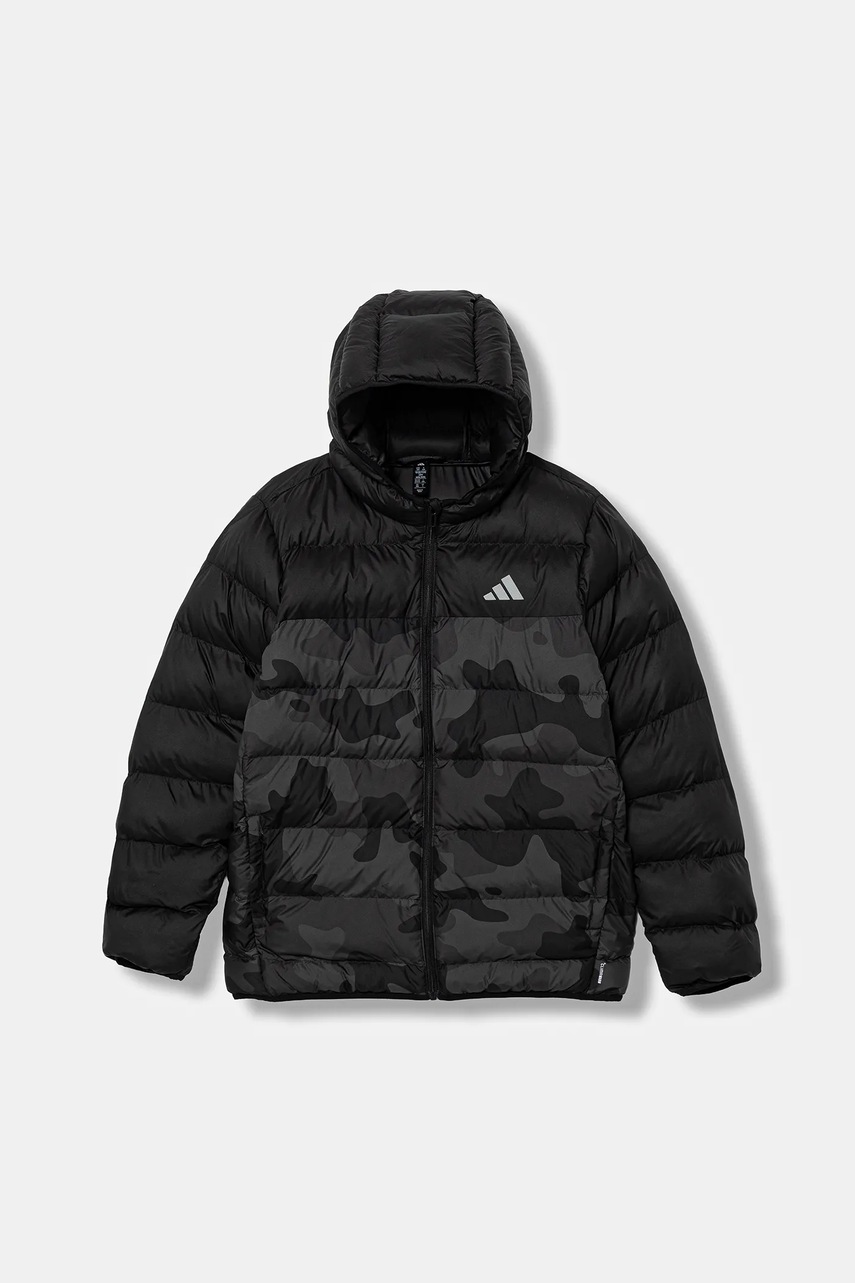 Детская куртка adidas цвет чёрный JL7399