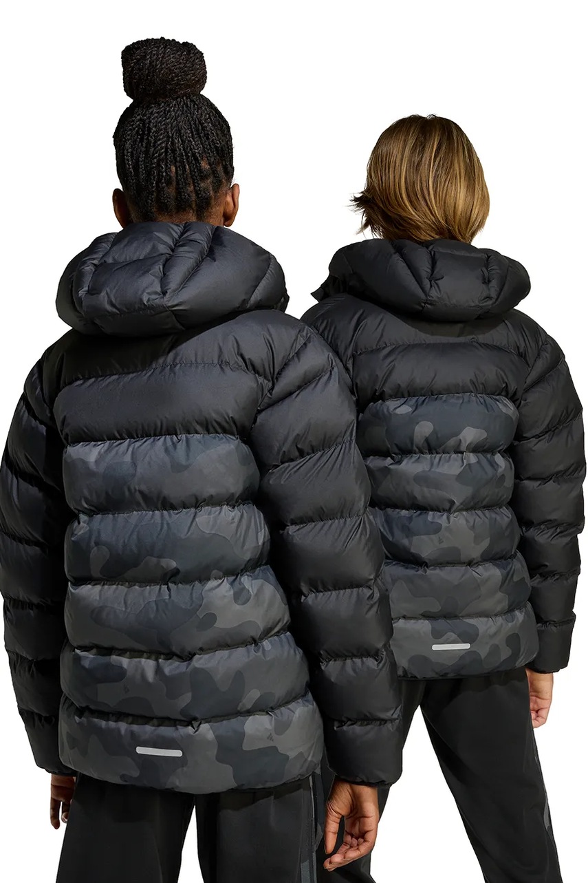 Детская куртка adidas цвет чёрный JL7399