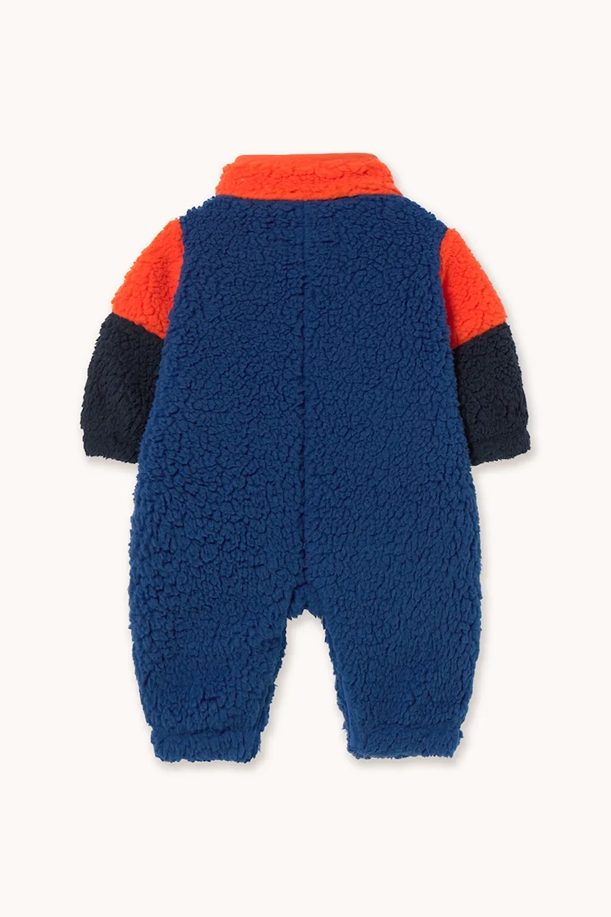 Комбинезон для младенцев Tinycottons COLOR BLOCK POLAR SHERPA ONE-PIECE цвет оранжевый AW25-361 Комбинезон для младенцев Tinycottons COLOR BLOCK POLAR SHERPA ONE-PIECE цвет оранжевый AW25-361