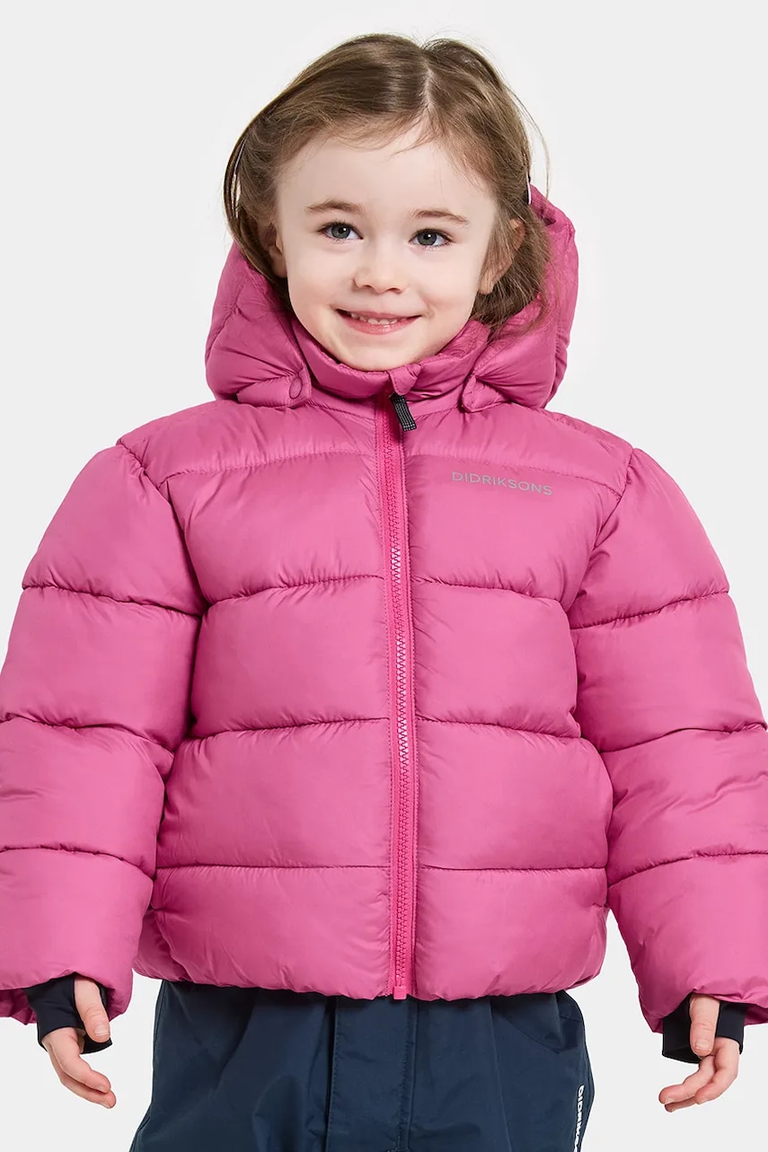 Didriksons geacă copii ROXEN KIDS JACKET culoarea roz, 505811