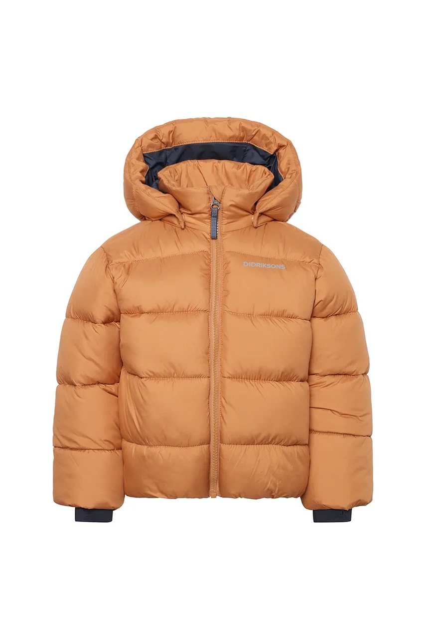 Детская куртка Didriksons ROXEN KIDS JACKET цвет коричневый 505811