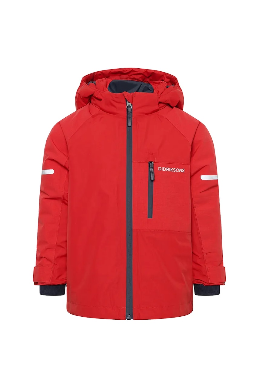 Didriksons geacă copii FALKEN KIDS JKT culoarea roșu, 505849