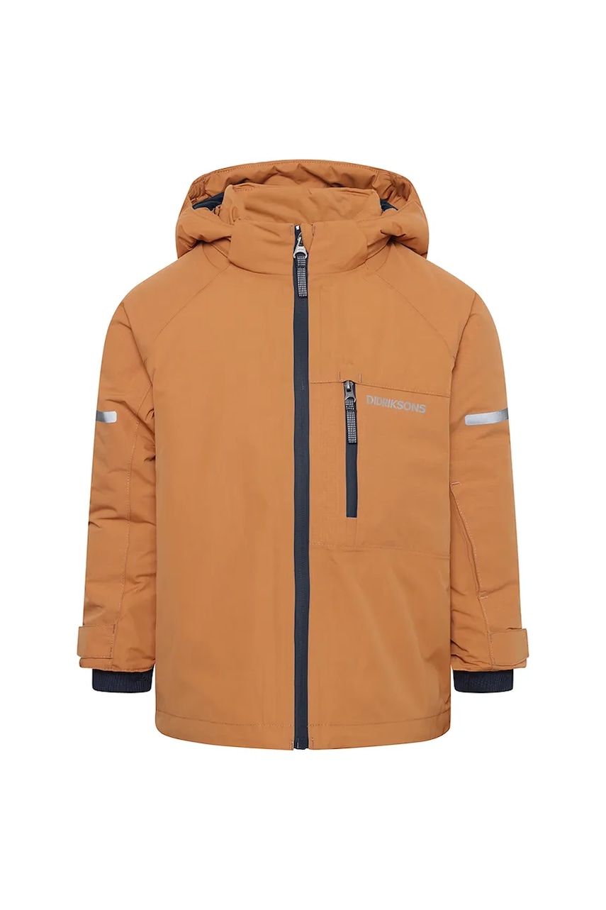 Didriksons geacă copii FALKEN KIDS JKT culoarea maro, 505849