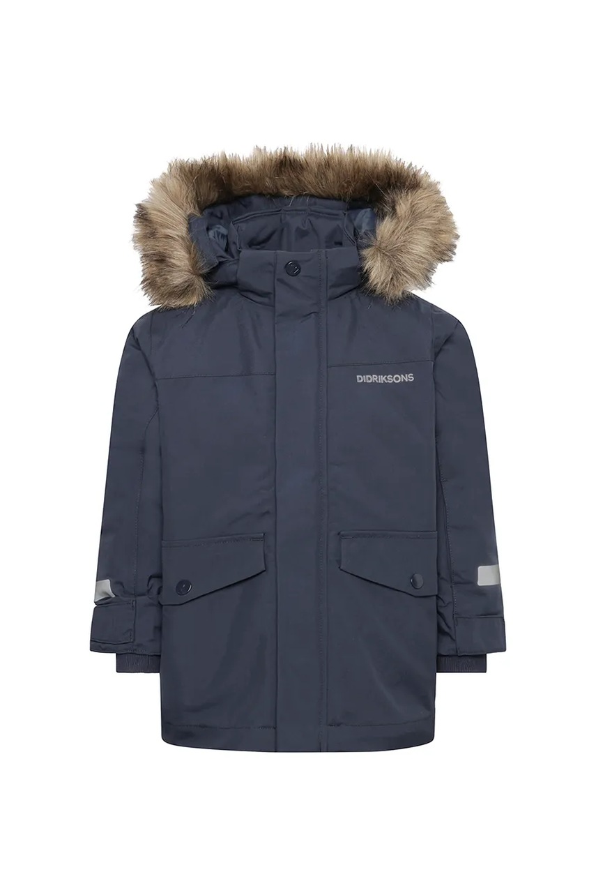 Детская куртка Didriksons BJÄRVEN KIDS PARKA 4 цвет синий 505991 Детская куртка Didriksons BJÄRVEN KIDS PARKA 4 цвет синий 505991