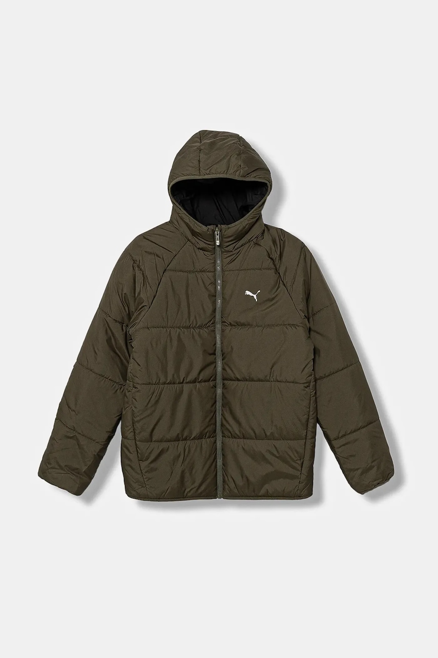 Puma geacă reversibilă pentru copii Reversible Puffer Jacket culoarea verde, 688407