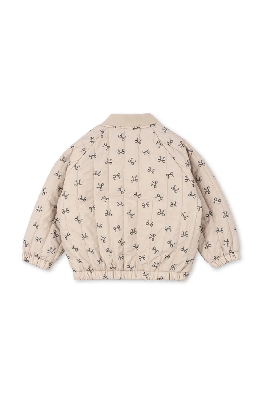 Детская куртка Konges Sløjd JUNO PRINTED BOMBER JACKET цвет зелёный KS104078 Детская куртка Konges Sløjd JUNO PRINTED BOMBER JACKET цвет зелёный KS104078