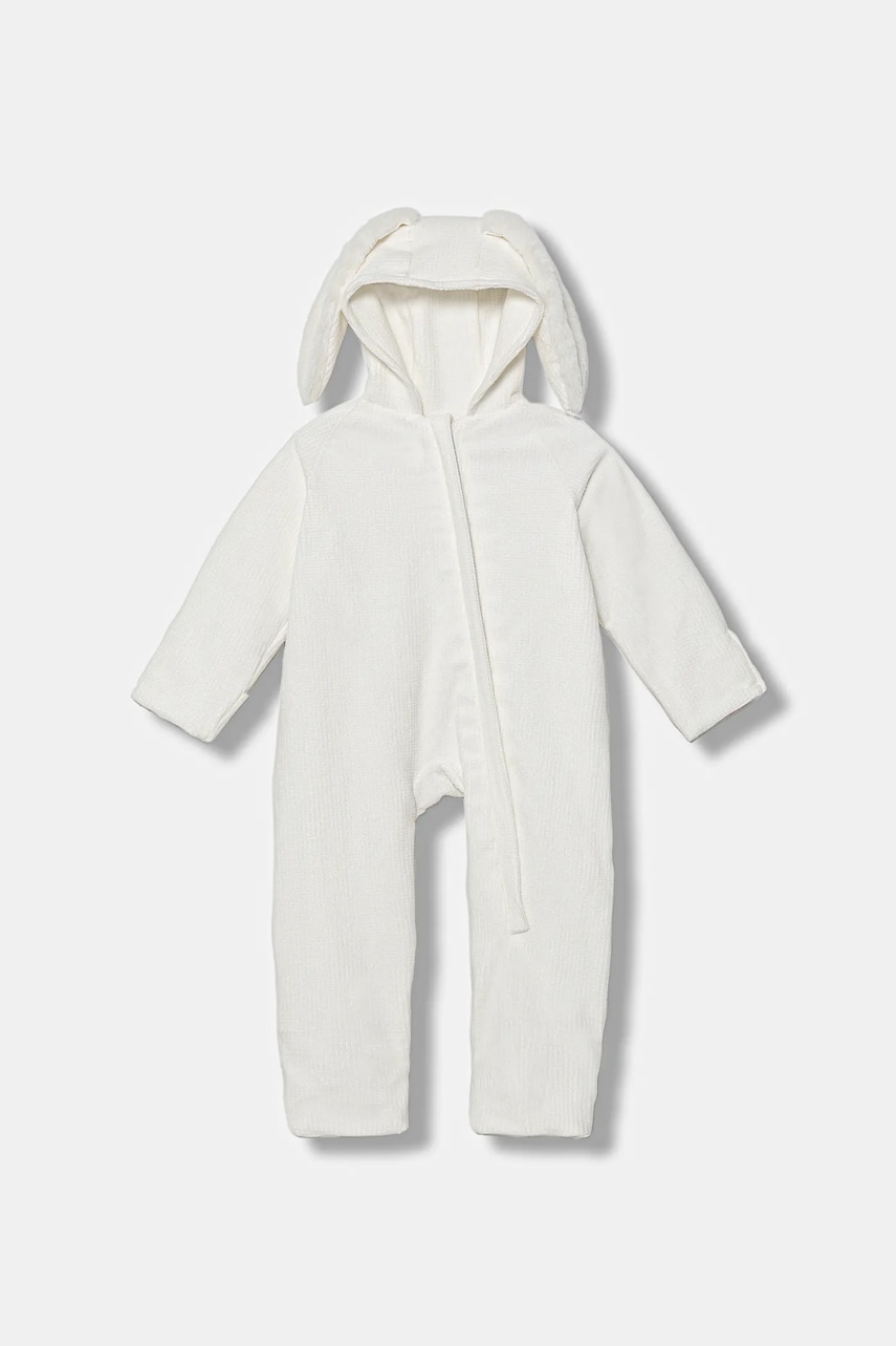 Jamiks combinezon bebe LIANA culoarea alb, JZI108