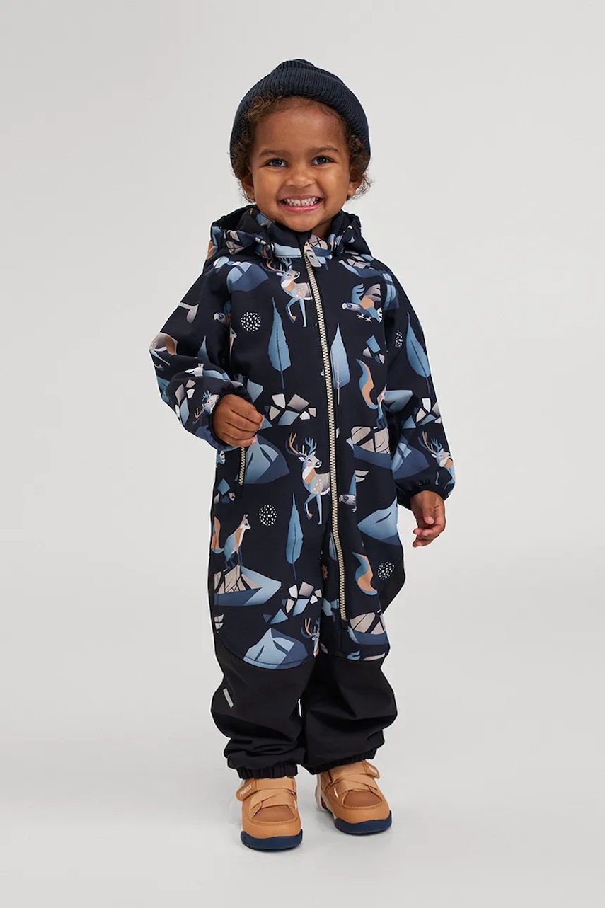 Reima combinezon bebe Mjosa culoarea negru, 5100006D