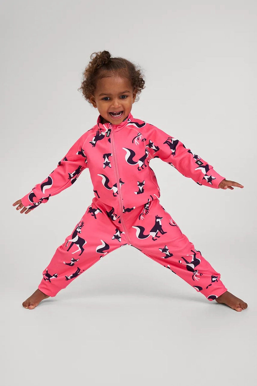 Reima combinezon bebe Tarhaan culoarea roz, 5200371B