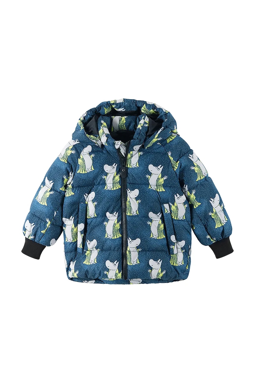 Reima geacă copii Moomin Lykta culoarea verde, 5100013B