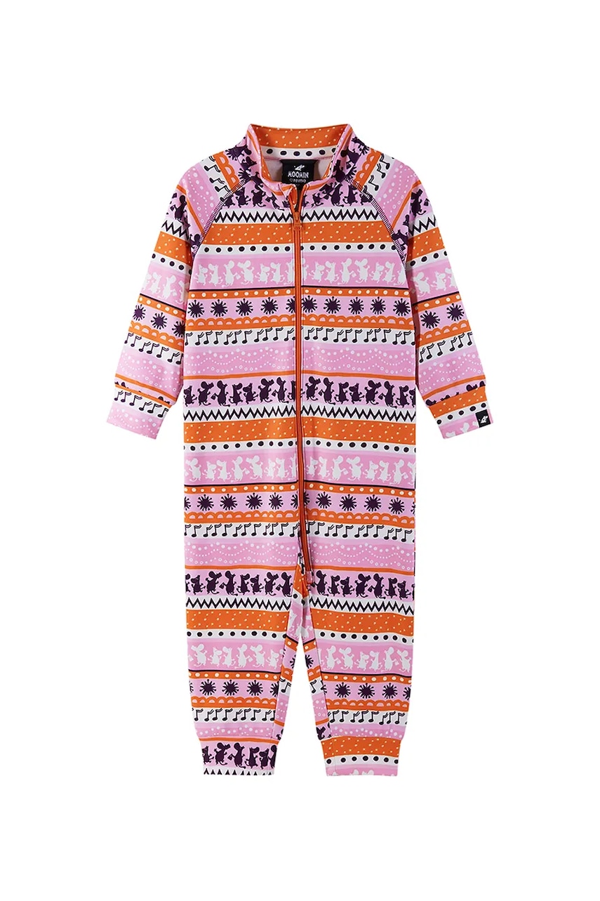 Reima combinezon bebe Moomin Tarhaan culoarea roz, 5200457A