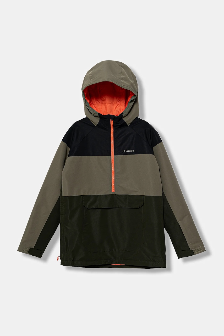 Columbia geacă copii Coreshot culoarea verde, 2133811