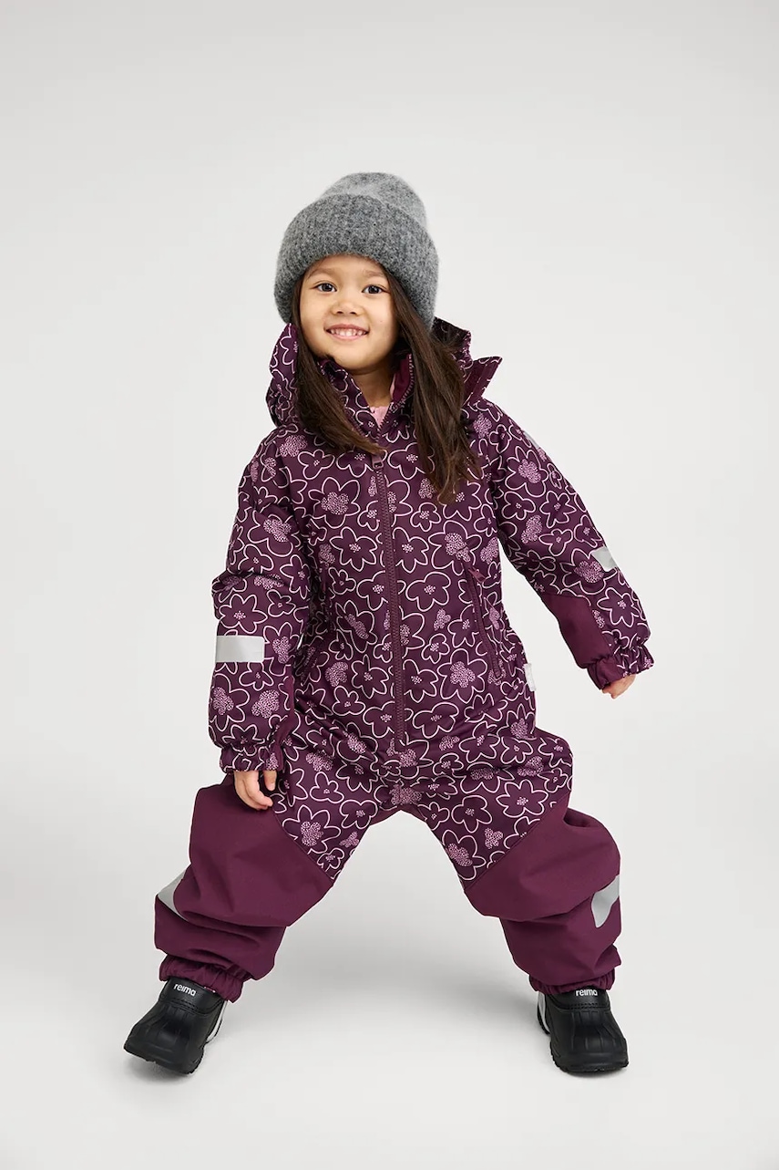 Reima salopetă copii Kurikka culoarea violet, 5100131B