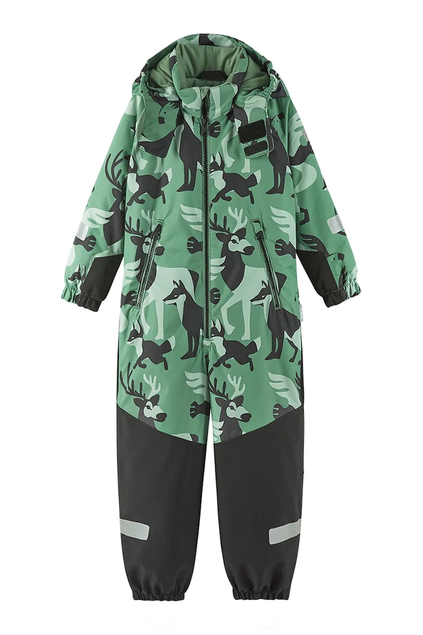 Reima salopetă copii Kurikka culoarea verde, 5100131B Reima salopetă copii Kurikka culoarea verde, 5100131B