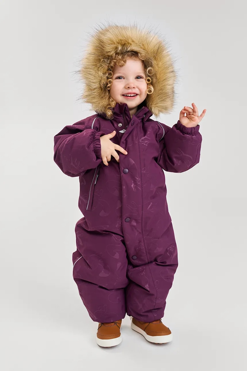 Reima combinezon bebe Aapua culoarea violet, 5100141B