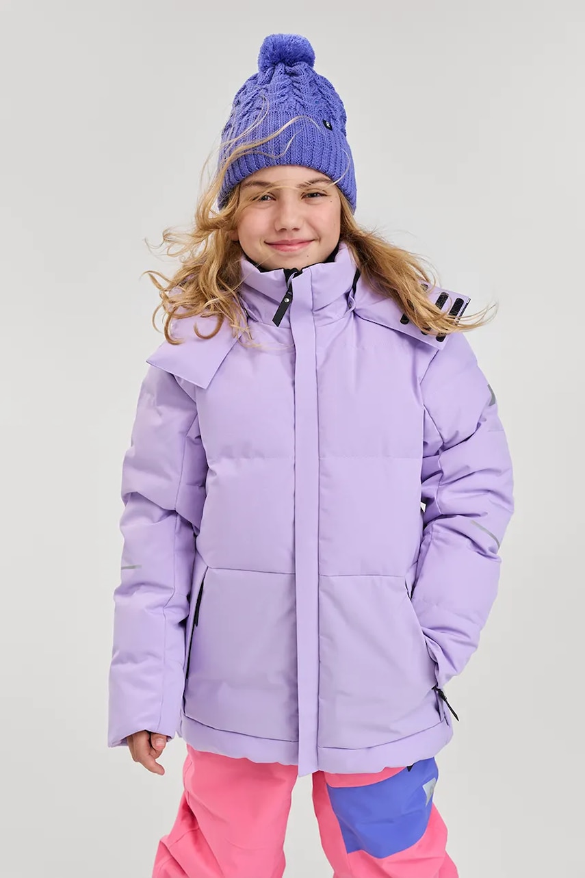 Reima geacă copii Ranua culoarea violet, 5100402A