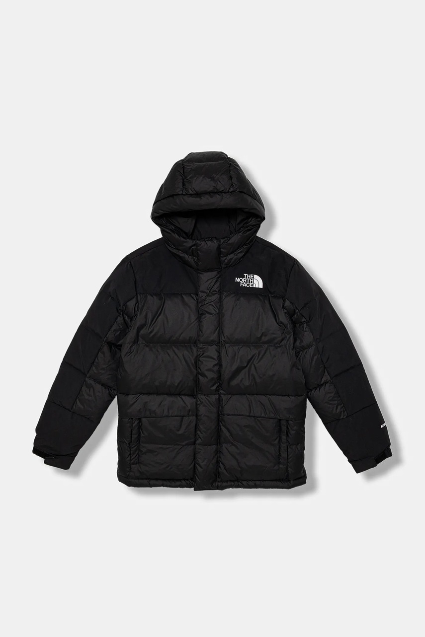 The North Face geacă de puf pentru copii TEEN HMLYN DOWN SHORT PARKA culoarea negru, NF0A88UYKX71