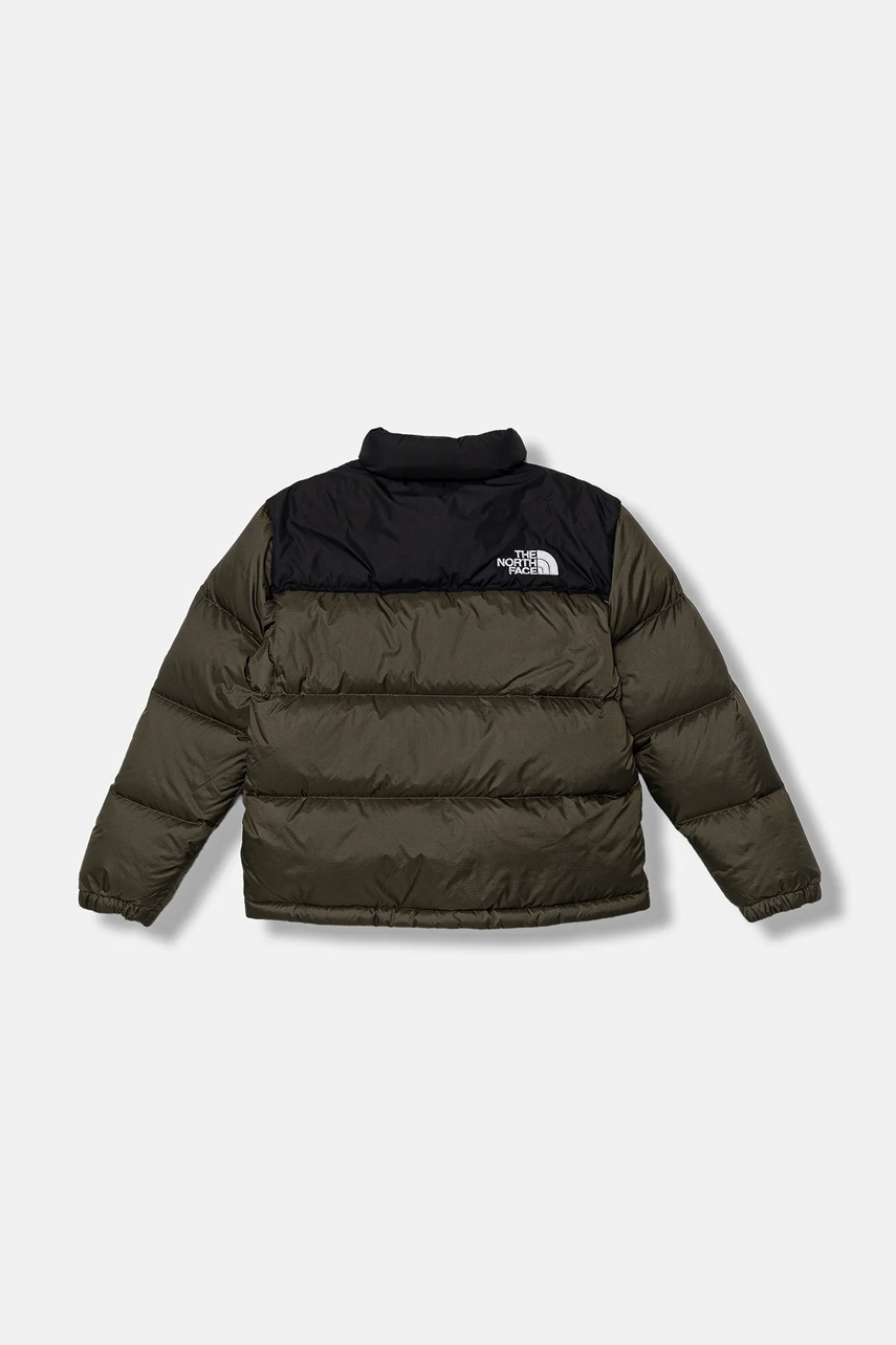 Дитяча пухова куртка The North Face TEEN 1996 RETRO NUPTSE JACKET колір зелений NF0A8A4C21L1