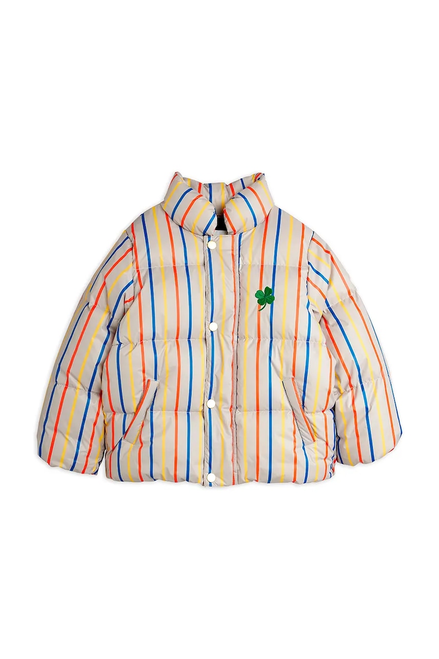 Детская куртка Mini Rodini Clover цвет серый 25710135 Детская куртка Mini Rodini Clover цвет серый 25710135