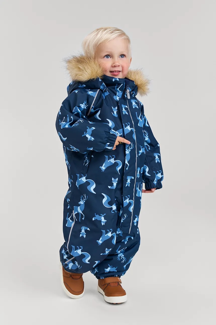 Reima combinezon bebe Lappi culoarea bleumarin, 5100129C