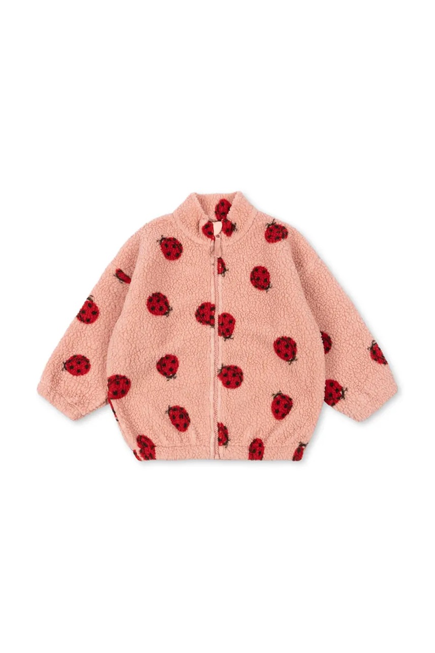 Куртка Konges Sløjd JODY TEDDY JACKET GRS цвет розовый KS103479