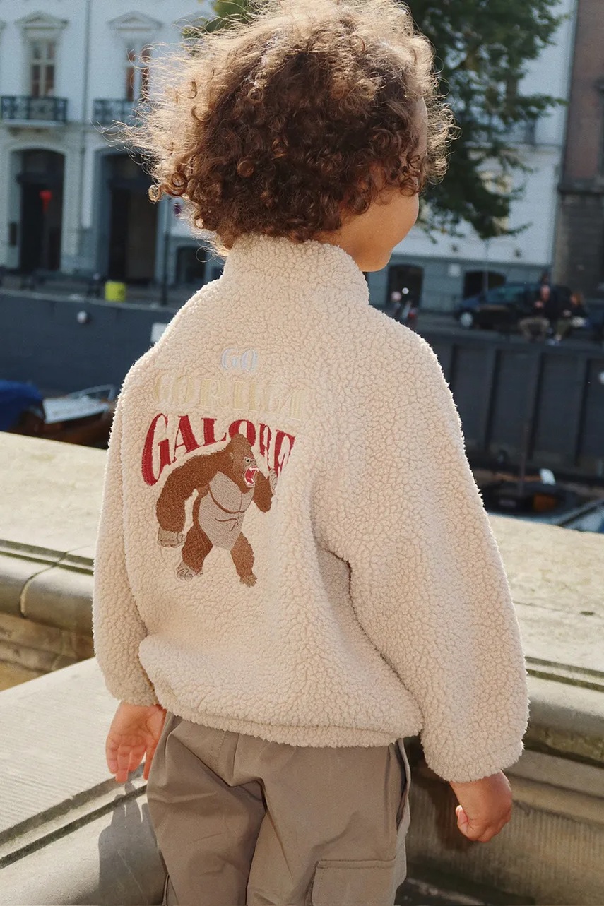 Bunda Konges Sløjd JAZZ TEDDY BOMBER JACKET GRS (obrázek 7)