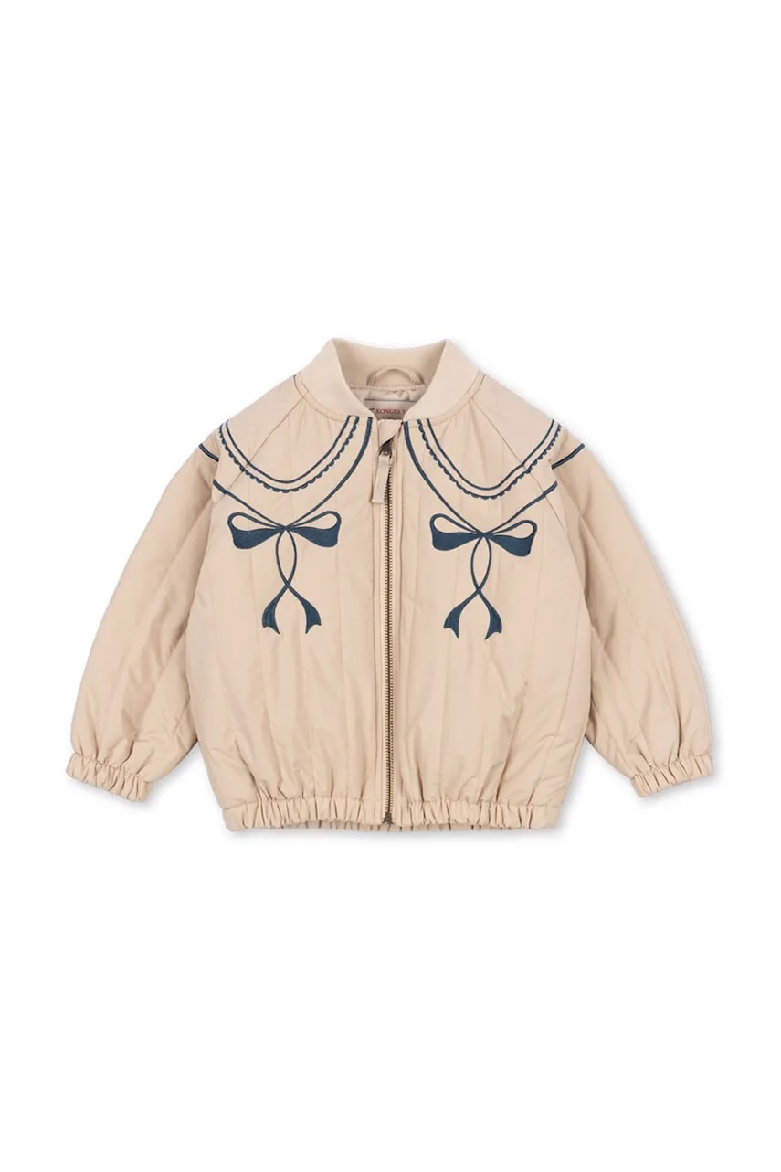 Детская куртка-бомбер Konges Sløjd JUNO BOMBER JACKET цвет бежевый KS103484 Детская куртка-бомбер Konges Sløjd JUNO BOMBER JACKET цвет бежевый KS103484