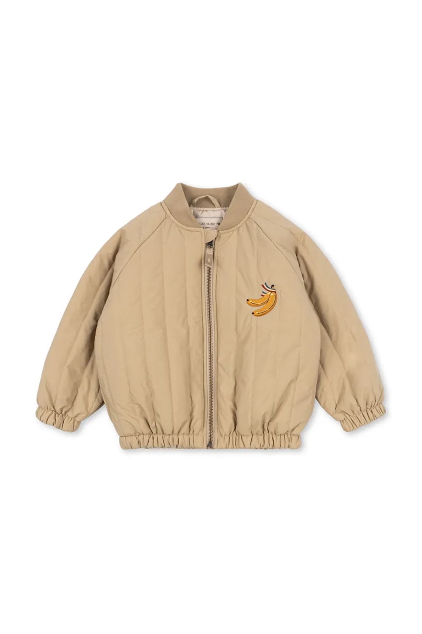 Детская куртка-бомбер Konges Sløjd JUNO BOMBER JACKET цвет бежевый KS103484 Детская куртка-бомбер Konges Sløjd JUNO BOMBER JACKET цвет бежевый KS103484
