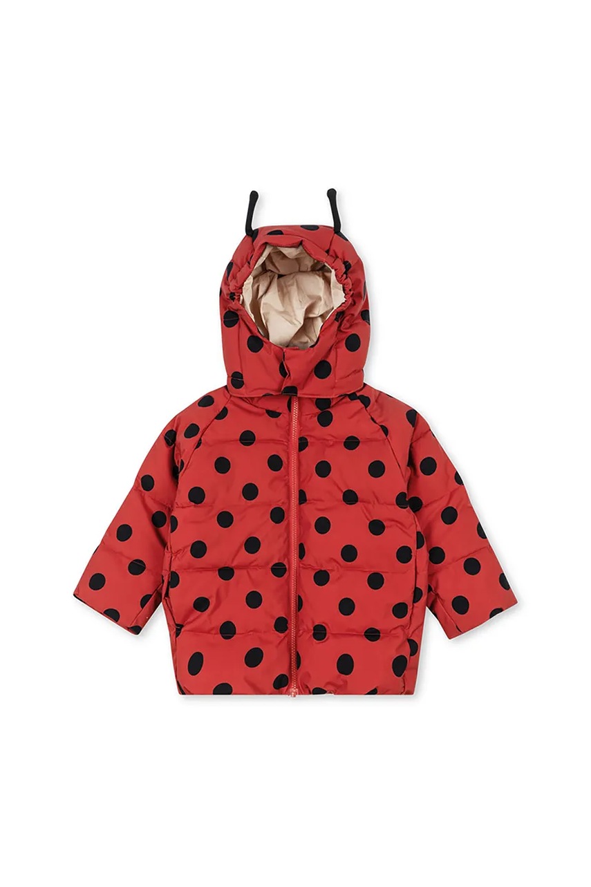Детский дождевик Konges Sløjd NUKA LADYBUG JACKET GRS цвет красный KS103524