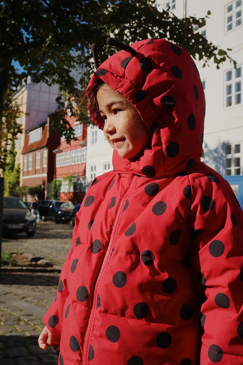 Dětská nepromokavá bunda Konges Sløjd NUKA LADYBUG JACKET GRS (obrázek 7)