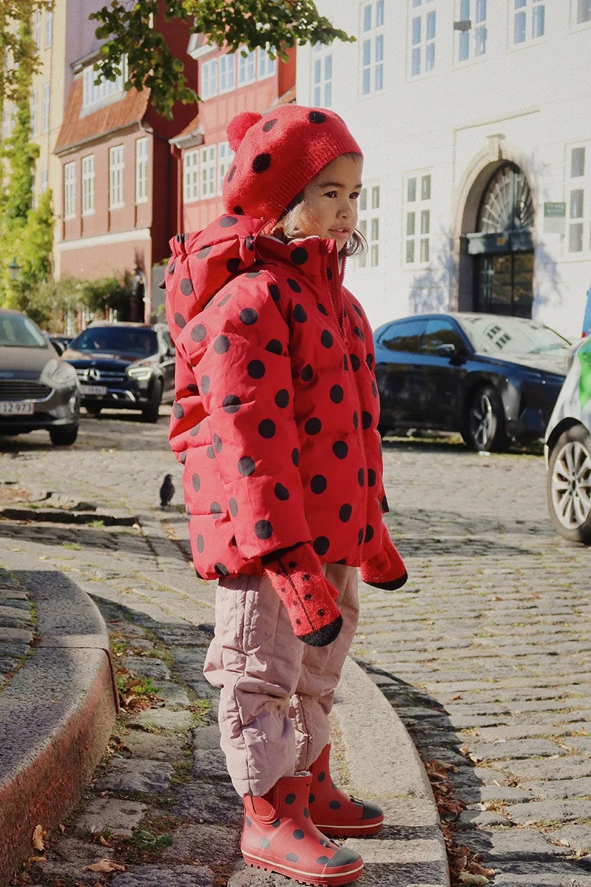 Dětská nepromokavá bunda Konges Sløjd NUKA LADYBUG JACKET GRS (obrázek 9)