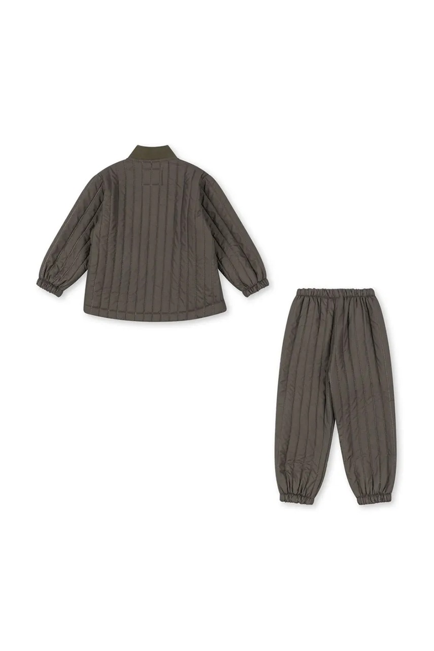 Детская куртка и брюки Konges Sløjd EVI THERMO SET цвет зелёный KS103462
