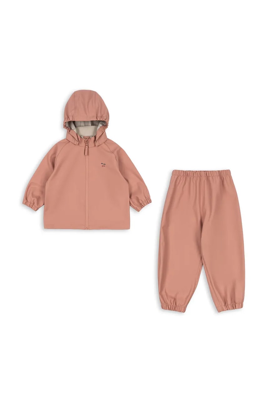 Детский комплект Konges Sløjd PLAINY RAIN SET цвет розовый KS103525 Детский комплект Konges Sløjd PLAINY RAIN SET цвет розовый KS103525