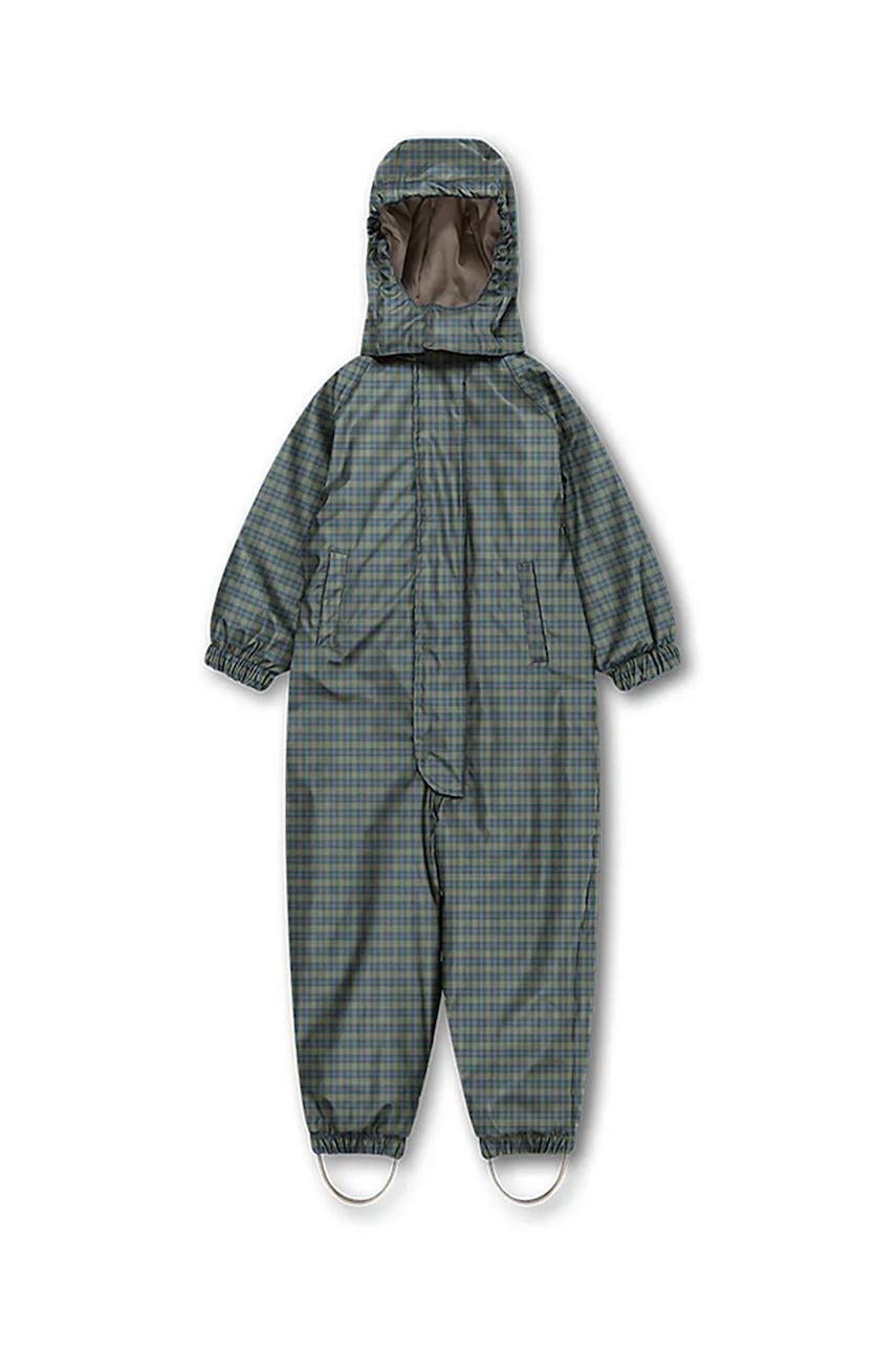 Konges Sløjd salopetă copii RAIN SNOWSUIT culoarea verde, KS103528