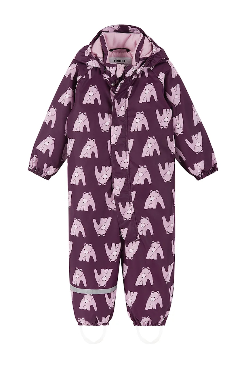 Reima combinezon bebe Tienoot culoarea violet, 5100154G