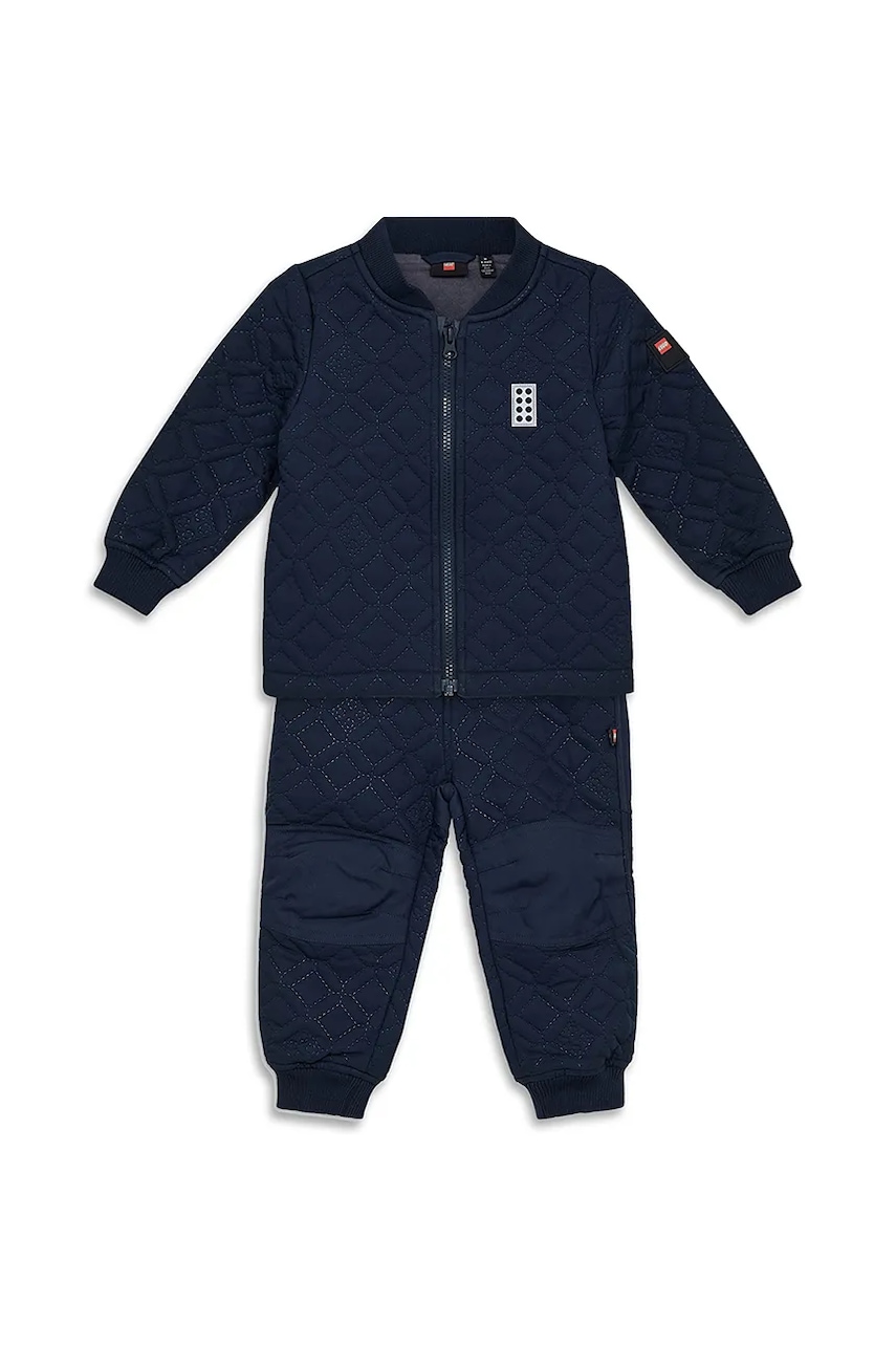 Lego jachetă și pantaloni pentru copii LWSAKU 612 culoarea bleumarin, 11010985