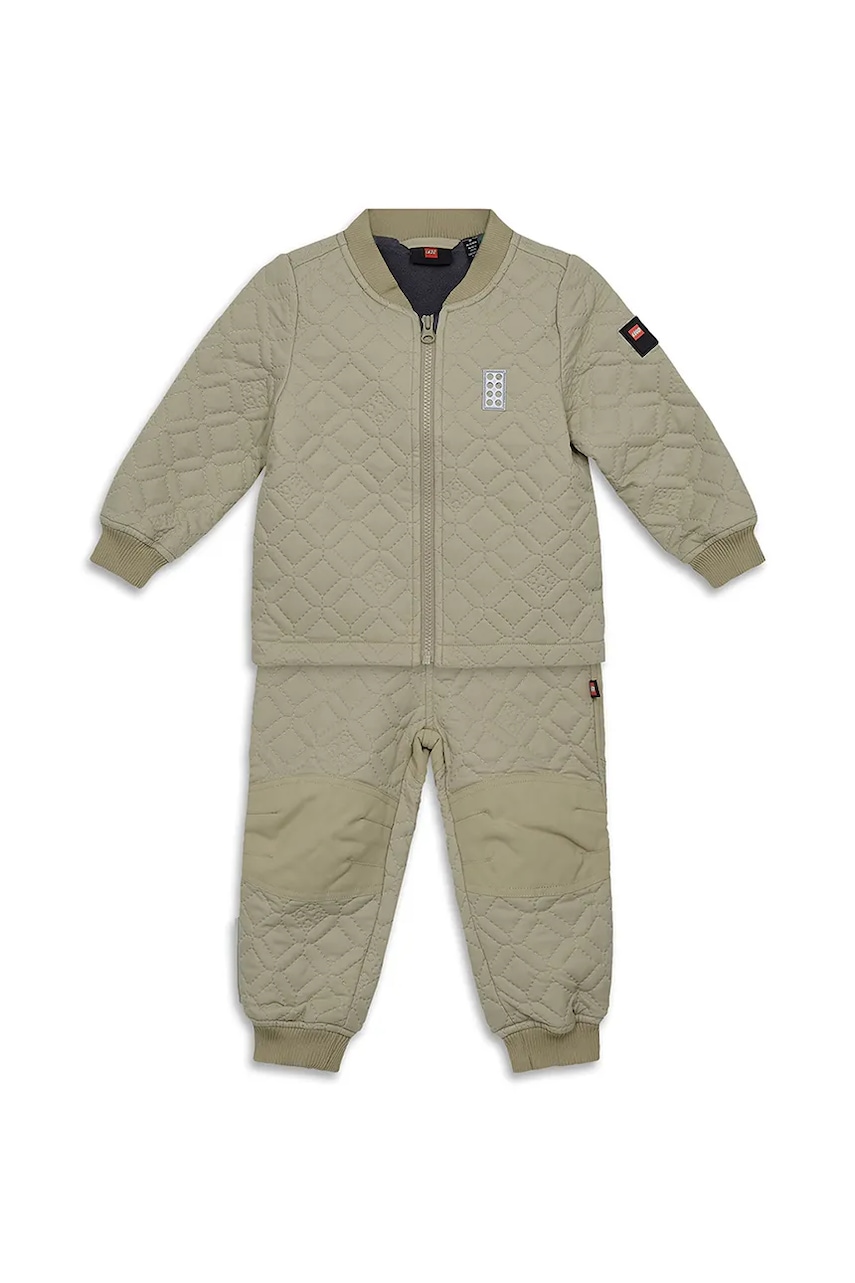 Lego jachetă și pantaloni pentru copii LWSAKU 612 culoarea bej, 11010985